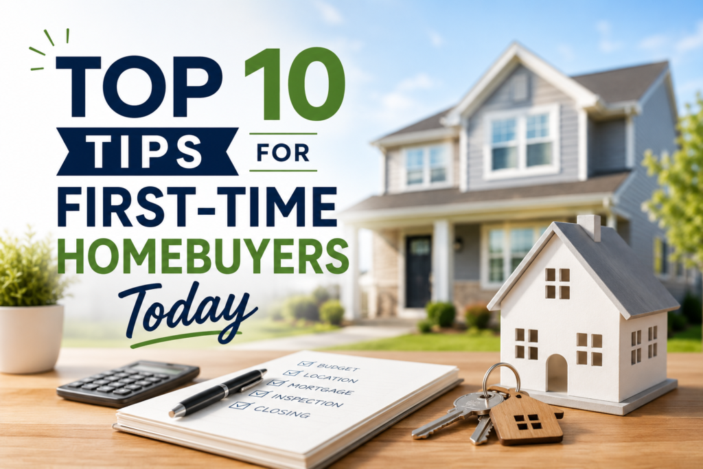 Top 10 Tips For First-Time Homebuyers Today