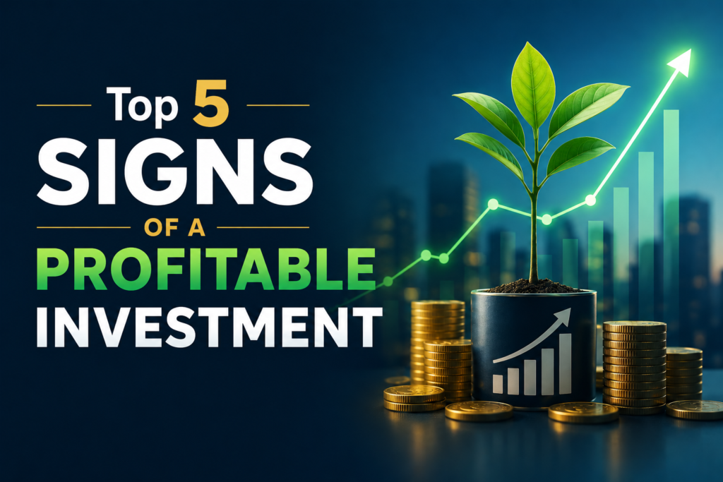 Top 5 Signs Of A Profitable Investment