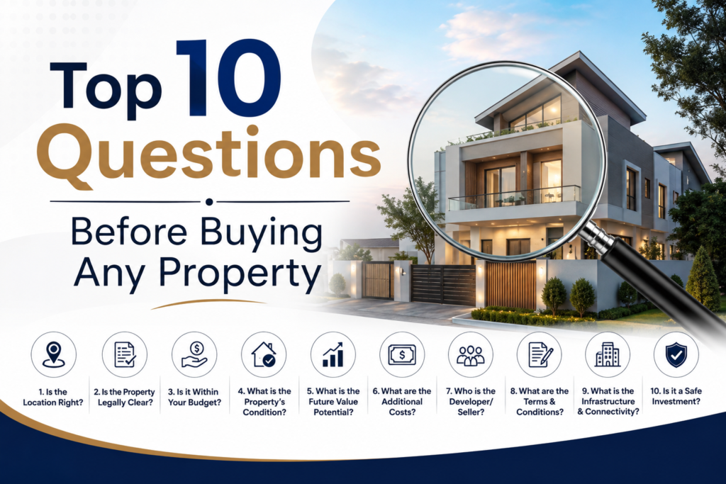 Top 10 Questions Before Buying Any Property