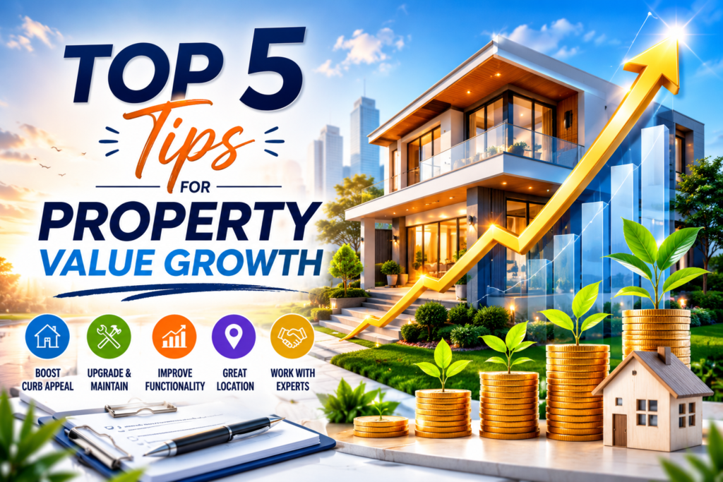 Top 5 Tips For Property Value Growth