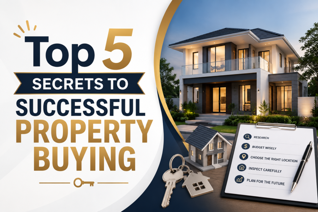Top 5 Secrets To Successful Property Buying